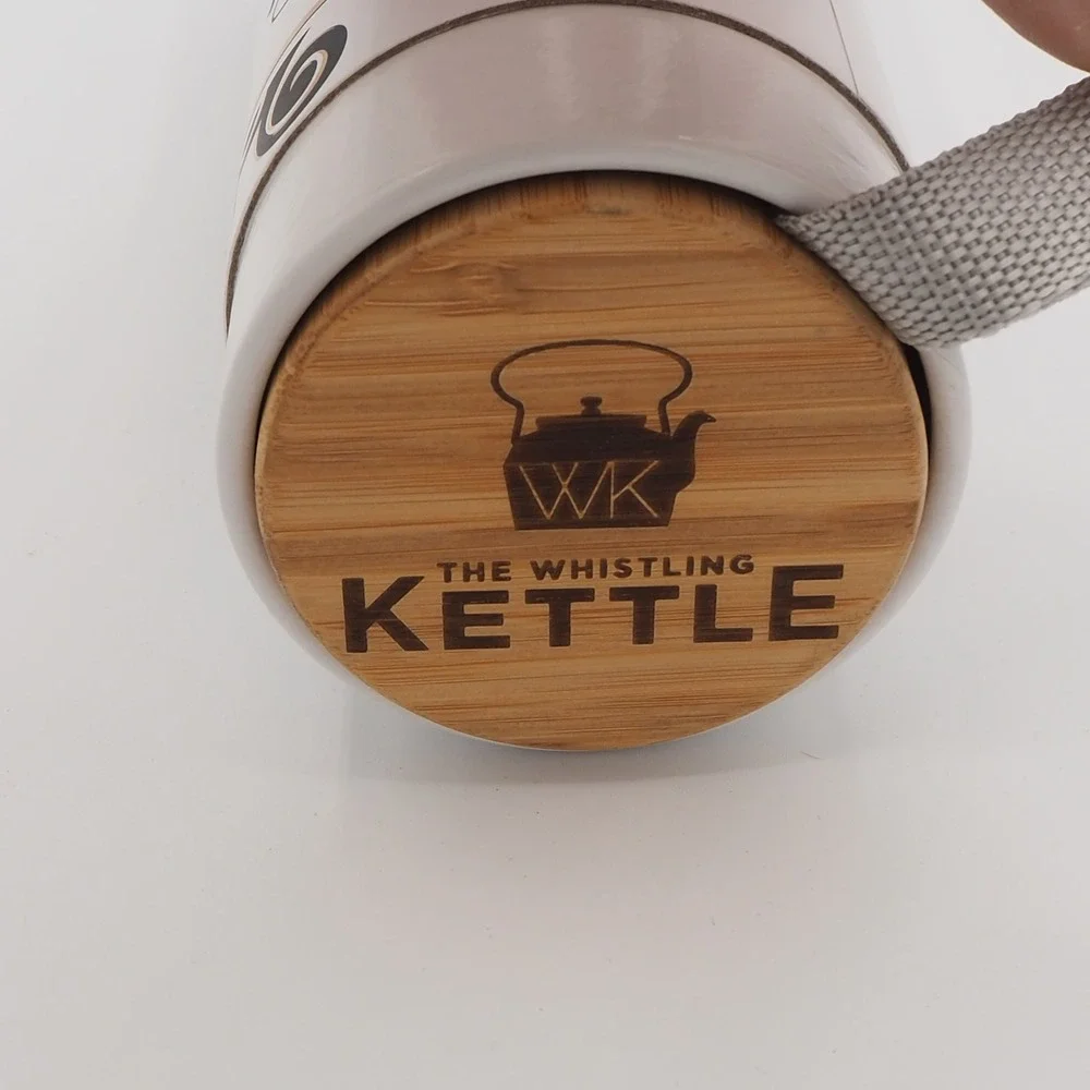 Whistling Kettle Tea Tumbler 16oz Double Wall Glass Tea Tumbler Infuser Koi Fish